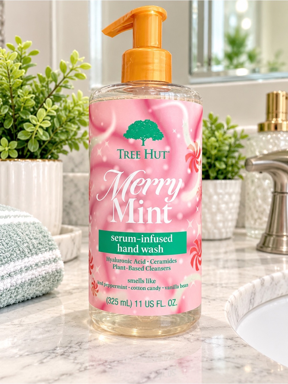 Merry Mint Serum-Infused Hand Wash -